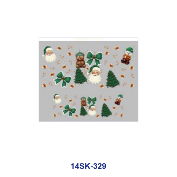 oly-c73031e6d07a17bb538ed67a12a8bd07 Wholesale 2/4/8pcs Christmas Bear Theme Mini Cup Keychain Sticker