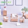 Wholesale Miniature Resin Dollhouse Furniture Set Home Decor Craft Accessory Resale Gift