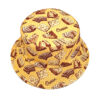 Wholesale Creative Snack Biscuit Print Reversible Fisherman Sun Hat for Outdoor