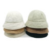 Wholesale Corduroy Heart Pattern Fisherman Hat Winter Sunscreen for Women