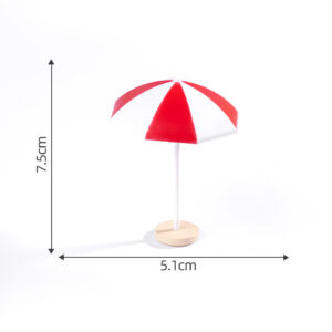 Large red sun umbrella