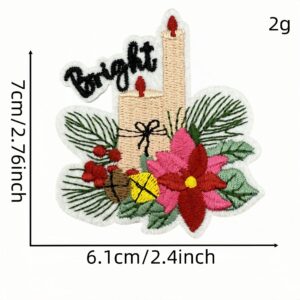 Christmas cloth stickers 38 #