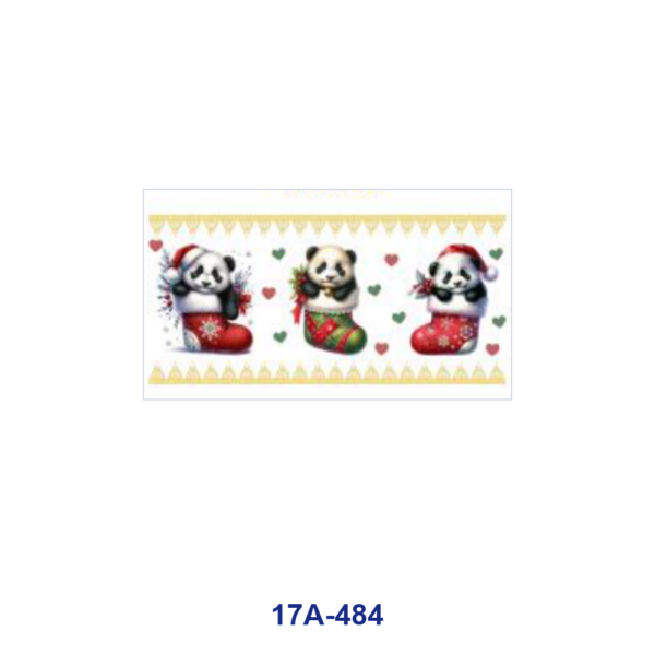 oly-c771bda8986a165c7533941ae1734ca6 Wholesale 5pcs Christmas Theme Cute Animal Christmas Stocking Candy Cane Holly Snowflake Mixed Decor Prints 16oz Cup UV DTF Wraps