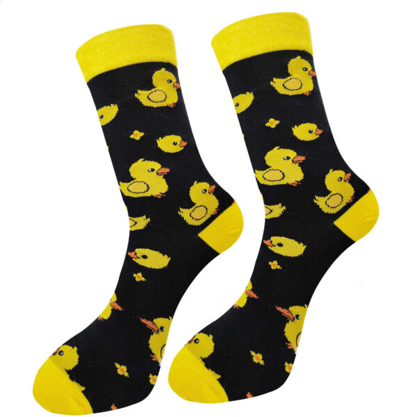 oly-c789bd13ee1176fee53a72600dfa4c6c Wholesale Stylish Mid Tube Socks with Cute Yellow Duck Pattern Unisex Casual Socks for Youth