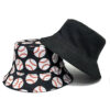 Wholesale Casual Baseball Print Bucket Hat for Sun Protection Fashion Accessory