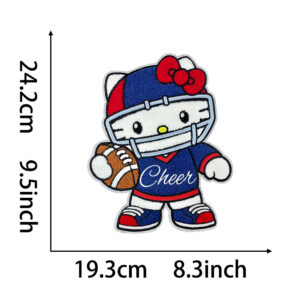 Heated melt glue*hellokitty3*towel embroidery
