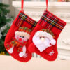 oly-c7a3c9ad98907d59bd80fe6f431f71a7 Wholesale Red Christmas Stocking Cloth Hanging Decor for Holiday Gifts