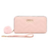 oly-c7b79831e909610718a58ad3d73b5aef Wholesale PU Skin Long Zipper Wallet Solid Color Everyday Decorative Accessory for Resale
