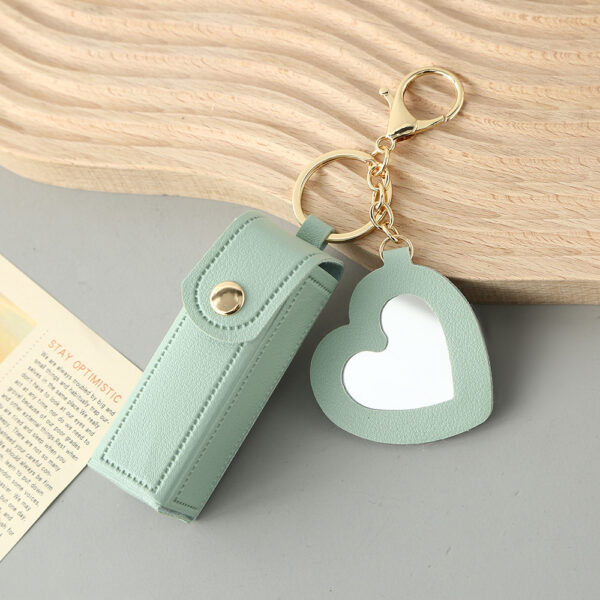 oly-c7bfaed12e330478c5d47ad7811695b9 Wholesale Leather Lipstick Bag Keychain Pendant Ins Style Bag Charm Fashion Accessory Gift