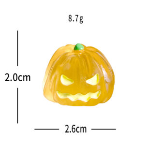Grinning pumpkin-transparent glow-in-the-night