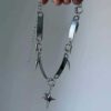 Wholesale Zinc Alloy Gothic Punk Love Star Pendant Necklace Electroplated Fashion Accessory