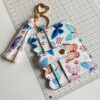 oly-c7eeca197035094e94d26c182bc3711a Wholesale Cross-Border Card Holder Coin Purse Leather Wallet Wrist Strap Women's Handbag Silicone Bead Bracelet Key Pouch