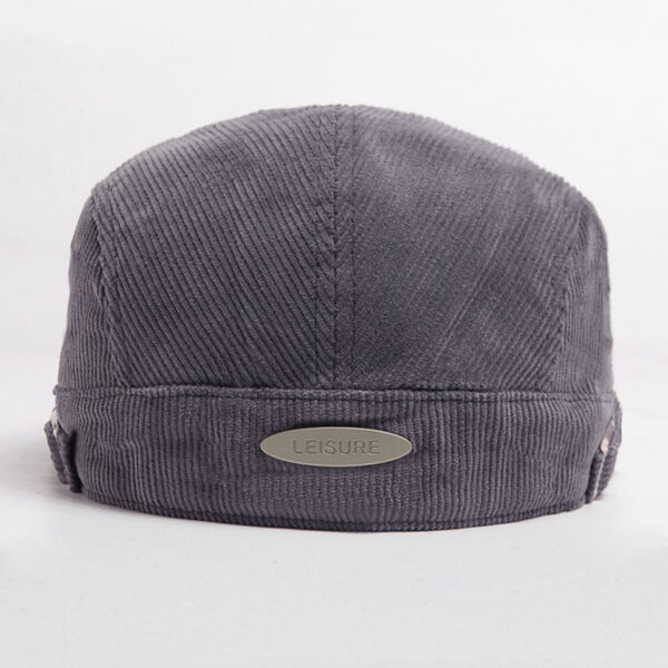 oly-c7f5607959e23f94d32b72c61050d2d7 Wholesale Reversible Corduroy Beret Adjustable for Cold Weather Casual Fashion Accessory