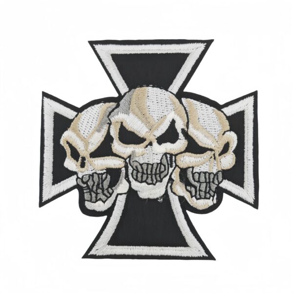 oly-c80b924f9badac262a8124069f5ffa50 Wholesale Trendy Skull Punk Embroidered Patch Sticker Fashion Decorative Clothing Accessory Gift