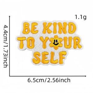 Colorful english cloth stickers 16#