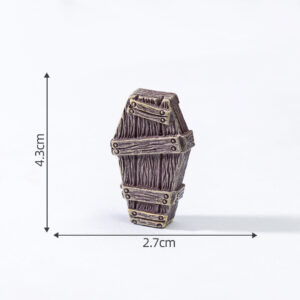 29# wooden coffin / Halloween stuff