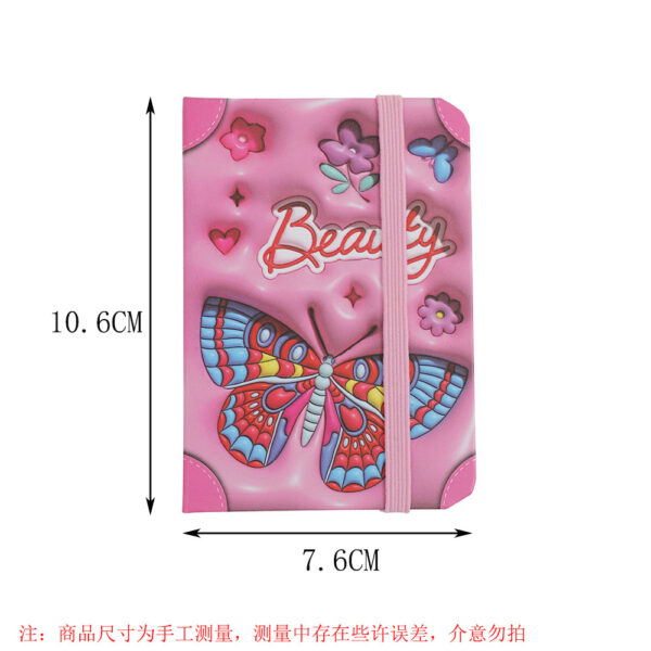 oly-c8178e923877112113a501dad16cc637 Wholesale Creative Trendy Notebook for Kids Cartoon Butterfly Pattern 80 Sheets Paper Pocket Diary for Girls