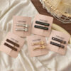 oly-c81a0f63947fcbb6bcdcb2c124f993e3 Wholesale Acetate Inlaid Duckbill Hair Clip 4.7cm Transparent Silver Trendy Hair Accessory for Boutique Resale