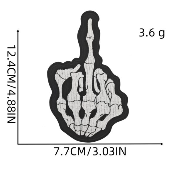 oly-c81edd427ee4e9c86bff37b3b13fd347 Wholesale Trendy Skull Punk Embroidered Patch Sticker Fashion Decorative Clothing Accessory Gift