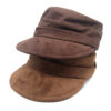 Wholesale Retro Korean Style Suede Equestrian Dome Hat Fashion Accessory Trendy Gift for Boutique Resale