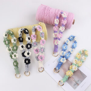 oly-c83c2cf16d9a32566441513c55a6380c Wholesale Handmade Cotton Rope Keychain Korean Style Jewelry Accessory for Everyday Use