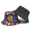 Wholesale Fashion Bucket Hat Peace Car Pattern Sun Protection Outdoor Casual Hat for Women
