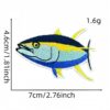 oly-c84d0b11e7bf8e6e3552701ab443b46c Wholesale Marine Life Fish Embroidery Patch Polyester Thread DIY Luggage Accessory