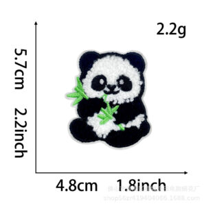 Self-adhesive*panda*towel embroidery