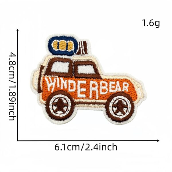 oly-c85c1bc75718e55c65013fb2168721af Wholesale Cartoon Car Embroidered Iron-On Patches for Children's Clothing DIY Accessory Gift