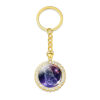 Wholesale Crystal Constellation Keychain Charm Trendy Bag Charm and Car Key Accessory for Women