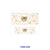 oly-c8b29fb81df6bf3aa116157ae24e4bb2 Wholesale 2/4/8pcs Vintage Bow Floral Print Mini Cup Keychain Sticker