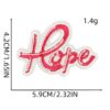 oly-c8c61b87a05823eff5d38917bfc8b035 Wholesale Polyester Thread Iron-On Patch Pink Ribbon Design Embroidered Decorative Patch for Women's Clothing
