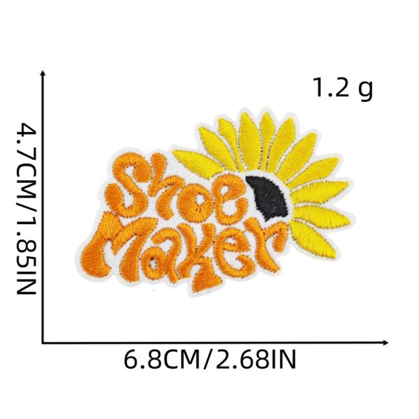 oly-c8cb18aa6cbe4f40f7b38a91a1cd7ccc Wholesale Cartoon Bee Sunflower Embroidered Patches 15-Piece Fashion Decorative Accessory for Clothing Resale Gift