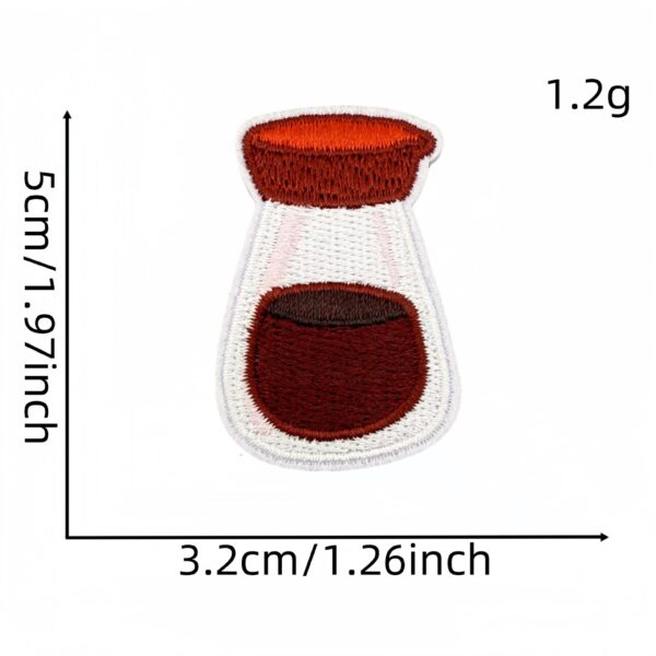 oly-c8d36730c1dac3c8a9127a47aa8894b2 Wholesale Polyester Embroidered Patch Cartoon Salmon Rice Ball Fashion Accessory