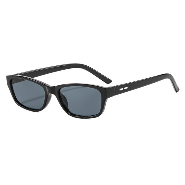 oly-c8e03b1a82489c492510d749bb1e30ed Wholesale Chic Black Square Frame Sunglasses Grey Lenses UV400 Fashion Accessory for Everyday Wear
