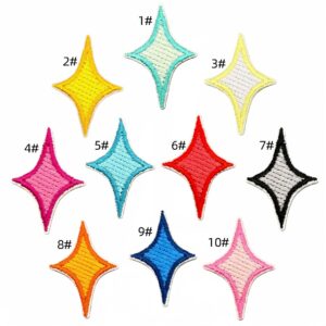 Star applique set - 10 pieces