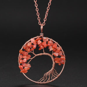red agate chain