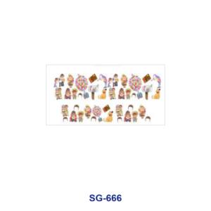 SG-666 / 8pcs / 16*7cm