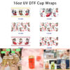 oly-c93faa26ab3a7b1c528663d0fcdced86 Wholesale 5pcs Christmas Theme Cute Animal Christmas Stocking Candy Cane Holly Snowflake Mixed Decor Prints 16oz Cup UV DTF Wraps