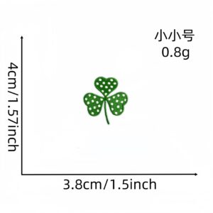 Green leaf small size cloth stickers 28 #
