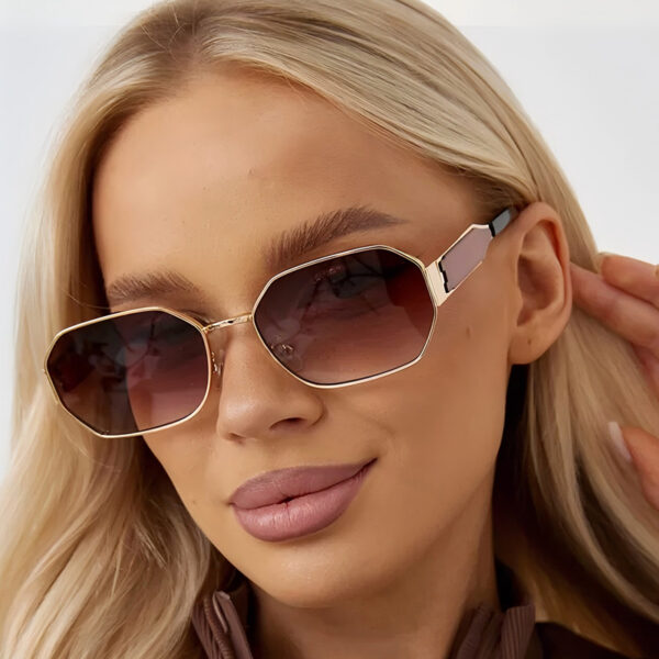 oly-c978a9218bff8d306f1c563591bd8817 Wholesale Metal Polygon Sunglasses UV400 Unisex Sun Protection Casual Fashion Shades
