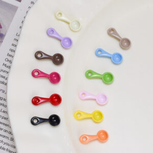 oly-c97bcd1a00e9b4c055a8b28fcd15c48b Wholesale Alloy Baking Paint Spoon Pendant DIY Phone Charm Car Key Accessory Resale Gift