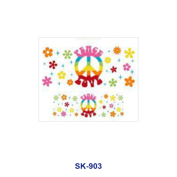 Wholesale 8pcs Hand Drawn Cartoon Figure Bow Floral Maternal Slogan Peace Sign Decor Mini Cup Keychain Sticker OLY Exclusive