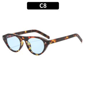 C8-covered flower frame blue film
