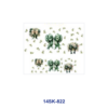 oly-c9eb039ab2fd71526a2ab5ab3e135262 Wholesale 2/4/8pcs Vintage Bow Floral Print Mini Cup Keychain Sticker