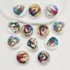 oly-c9efcb3139e7dbe57ab24bc9a9a381c1 Wholesale Trendy Acrylic Floral Cross Beads Double Sided 24mm Beads for Jewelry Making