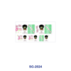 oly-c9f82471366ed4178a488519528e0a8f Wholesale 8pcs Vintage Era Trendy Letter Graphic 3oz Cup Stickers Wrap OLY Exclusive