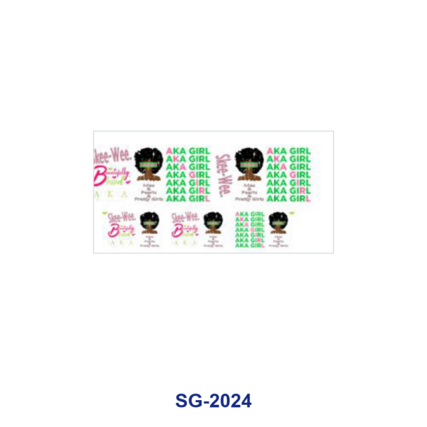 oly-c9f82471366ed4178a488519528e0a8f Wholesale 8pcs Vintage Era Trendy Letter Graphic 3oz Cup Stickers Wrap OLY Exclusive