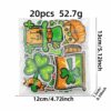 oly-ca106cb9e3b240313051dbc32b1593b2 Wholesale Irish Shamrock Embroidery Patch St. Patrick's Day Cloth Badge Fashion Accessory