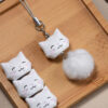 oly-ca25128d906edcbd963199a99b271de8 Wholesale Acrylic Biro Cat Face Pendant Loose Beads DIY Craft Supply for Jewelry Making Fashion Accessory Gift